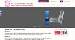 Desktop Screenshot of aiclabequipments.com